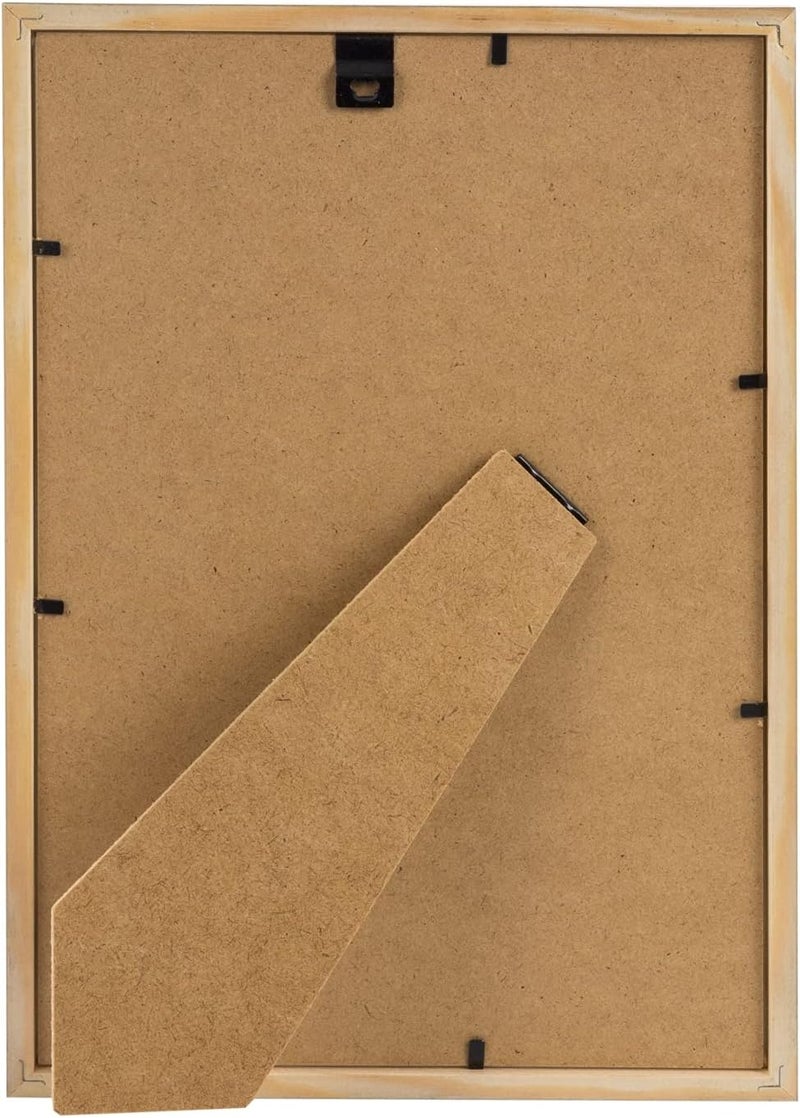 goldbuch Skandi Picture Frame, 20 x 30 cm, Single Frame Made of Real Wood, Portrait Frame for Standing, Wooden Frame with Wall Mount, Photo Frame, Gold Frame - Image 3