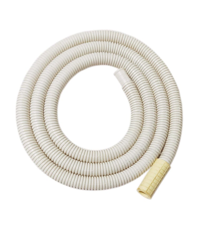 SHRITHU SHRITHU 3 meter PVC Washing Machine Inlet Pipe for Semi Automatic Washing Machine Hose Common New Assy intake Air Conditioner AC Outlet drain Hose Pipe pack of 1 white - Image 1