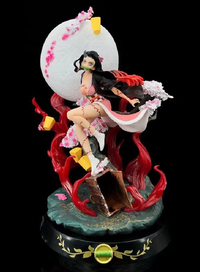 Demon Slayer Super Large Handmade Model Figure of Enraged Blood Nezuko Kamado Ideal Birthday Gift - Image 2