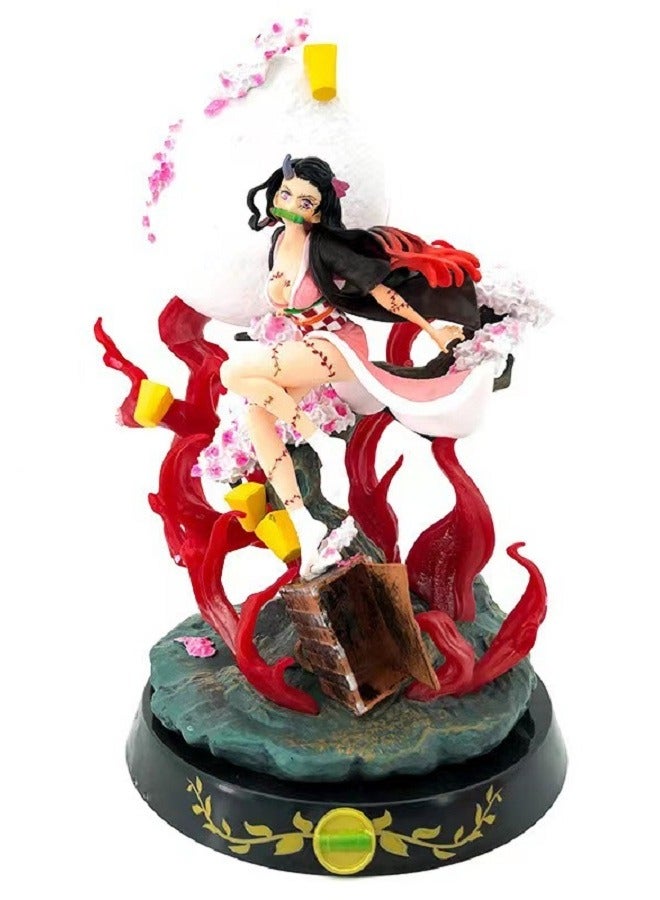 Demon Slayer Super Large Handmade Model Figure of Enraged Blood Nezuko Kamado Ideal Birthday Gift - Image 1