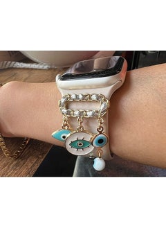 PSGT Apple Watch Compatible Smart Watch Band Charm / Charm Set with Eye Figure Eye Water  - Image 1