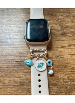 PSGT Apple Watch Compatible Smart Watch Band Charm / Charm Set with Eye Figure Eye Water  - Image 2