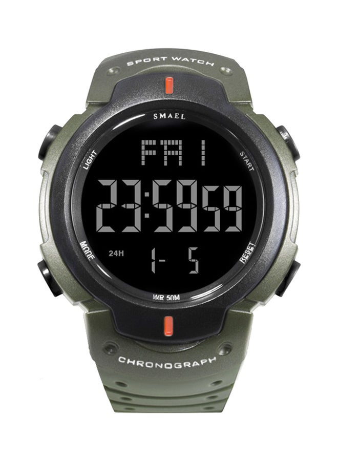 سميل ساعة يد رقميّة مقاومة للماء طراز WS-0915-5 للرجال