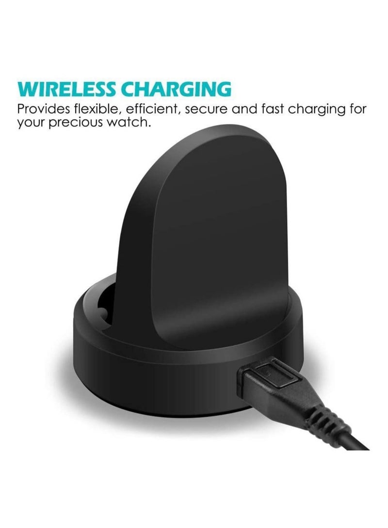 ELTRAZONE Wireless Charging Dock Cradle Charger compatible with Samsung Gear S3 S2  - Image 2