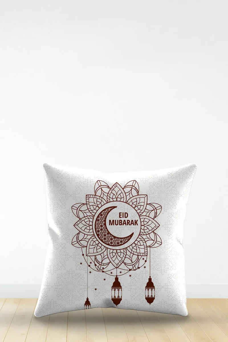 ارتافيسا Double Sided Digital Printed Decorative Faux Leather Ramadan (Ramadan) Themed Throw Pillow Cover