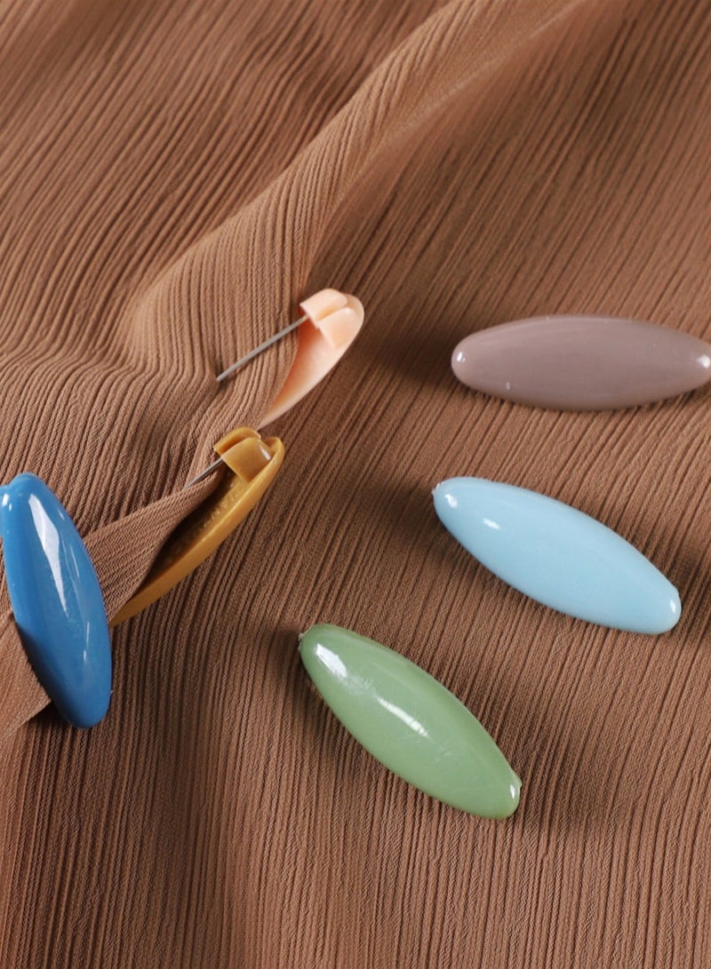 مجموعة من ثماني دبابيس طرحة كليبس للأمان بألوان مختلفة - Image 5