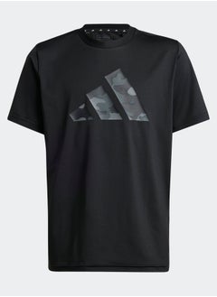 Adidas Train Essentials Seasonal Print T-Shirt Kids  - Image 1