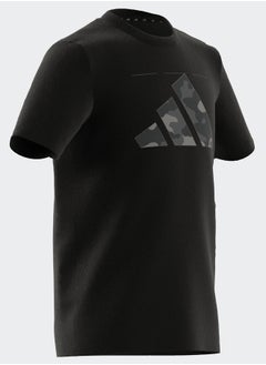 Adidas Train Essentials Seasonal Print T-Shirt Kids  - Image 2
