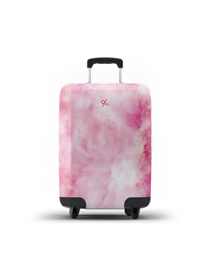 THE NINES LUGGAGE COVER "PINK COTTON CANDY" -M (22-24 inch)