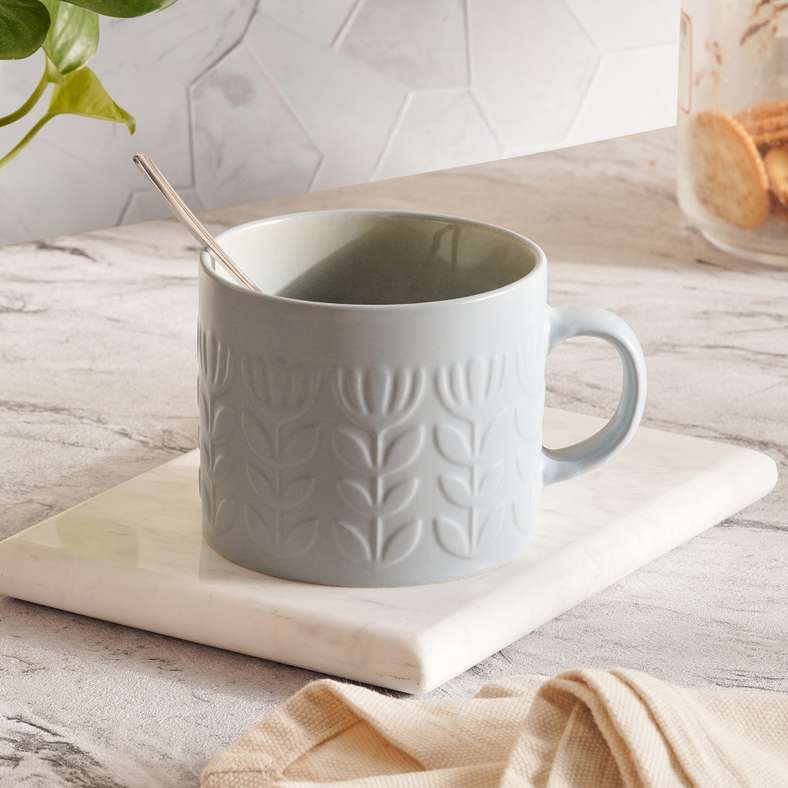 Pan Home Alder Stoneware Mug 420ml -Blue