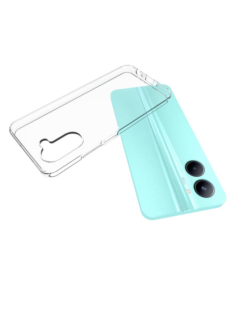 Realme C33 4G Case Cover Protector Accessories Ultra Slim Four Corners Anti-Falling Soft TPU Transparent Clear Anti-Scratch Shockproof Back Cover - Image 1