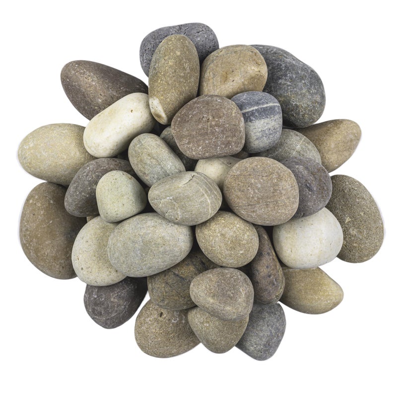 MSI Decorative Polished Multicolor Pebbles, 1 inch - 2.5 inch, 40 lb. Bag - Image 2