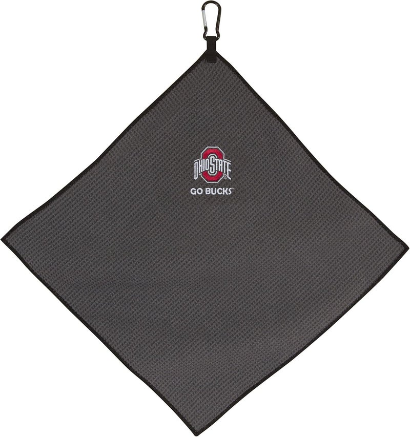 Team Effort Collegiate 15" x 15" Grey Microfiber Towel - Image 1