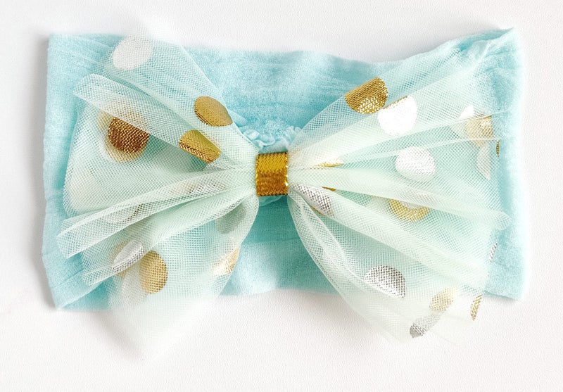ANNACREATIONS ANNA CREATIONS premium Designer Soft Flower Bow hairband Headband Hair Accessories for Baby Girls, baby girl kids hairband headbands elastic hair accessory,Pack of 6 - Multicolor - Image 3