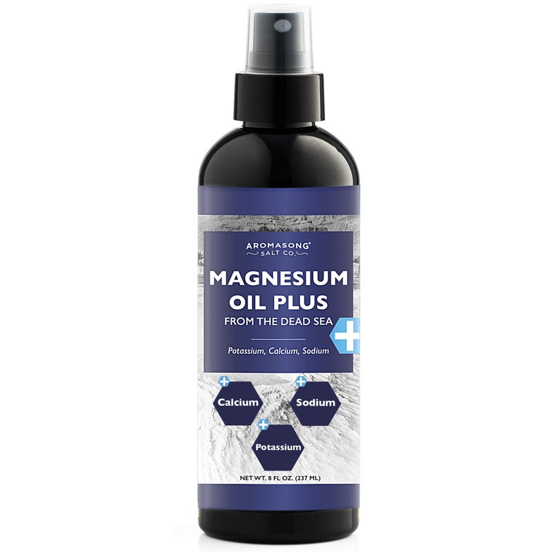 Aromasong Extra Strength Ultra-Pure Magnesium Spray (23mg Magnesium in Each Spray) 8 Oz, Known to be Used for Soothing Headaches, and Leg Discomfort - Image 1
