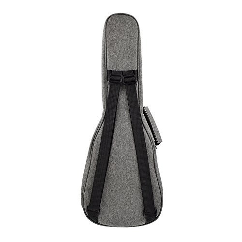 CLOUDMUSIC Ukulele Case Gig Bag Padded Backpack For Soprano 21" Inch(Soprano, Grey) - Image 3