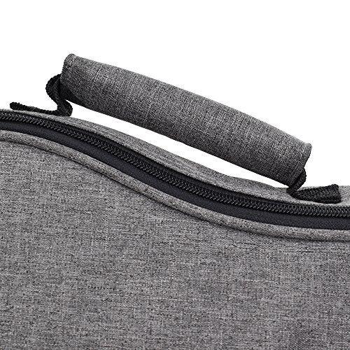 CLOUDMUSIC Ukulele Case Gig Bag Padded Backpack For Soprano 21" Inch(Soprano, Grey) - Image 5