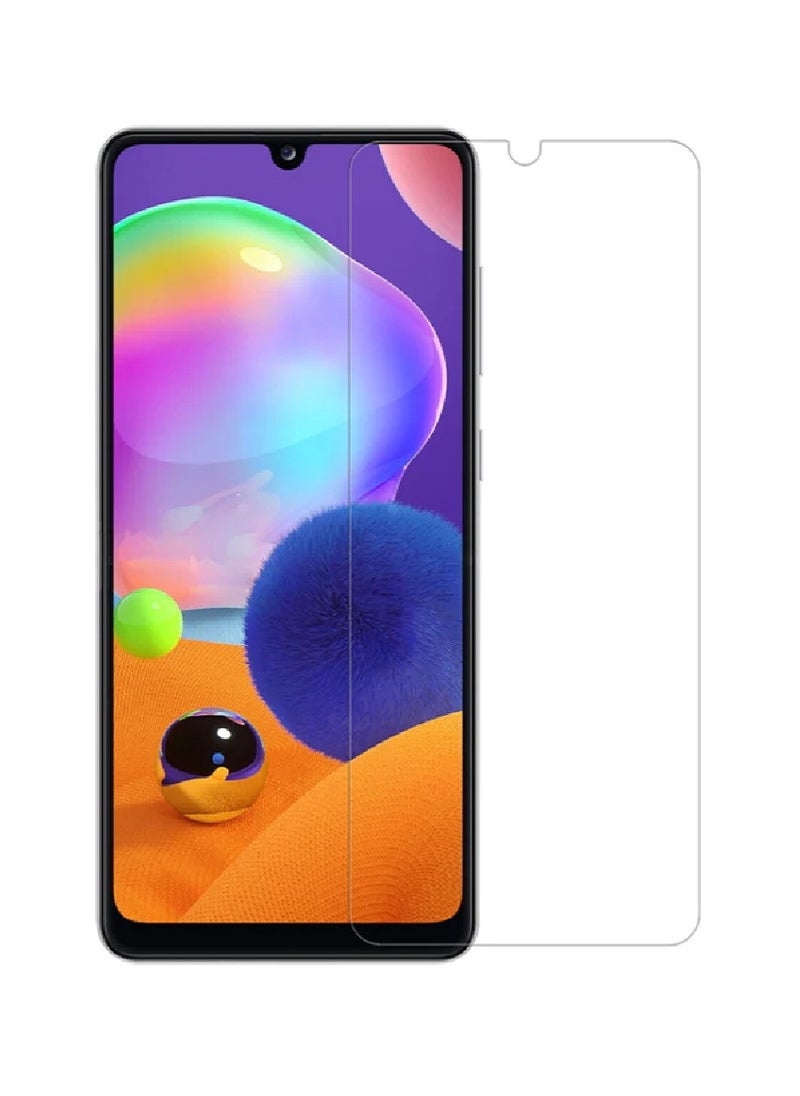Super Tempered Glass Screen Protector Clear Designed For Samsung Galaxy A31 Full Screen Coverage And Bubble Free - Image 1