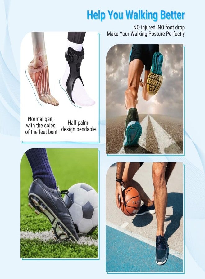 Malloraned AFO Foot Drop Brace,Medical Ankle Foot Orthosis for Hemiplegia Stroke Varus Walking Support Shoes,Ankle Brace Stabilizer with Inflatable Airbag (Right Foot, Large) - Image 5