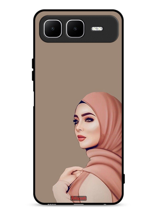 Tolwak Infinix Smart 10 Plus Protective Case Cover Beautiful Hijab Girl