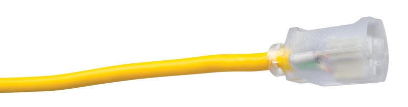 Southwire Polar Solar Extension Cord - Cold Weather Flexibility & Rugged Durability - SJEOOW Jacket - UL Listed - Oil & Chemical Resistant - 12/3 Gauge - 50 Foot - Yellow Outdoor Cord - Image 4