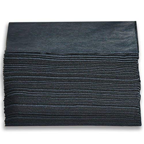 DAVELEN Luxury Spa Towels - Eco-Friendly Disposable Towels for Salon, Spa, Hair, Face, Body - Soft, Large (31.5” x 15”), and Absorbent - Black, 50-Pack - Image 3