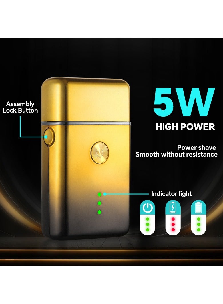 general Portable Reciprocating Beard Razor Electric Shaver USB Charging Men's Shaving Razor - Image 2