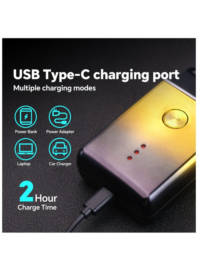 general Portable Reciprocating Beard Razor Electric Shaver USB Charging Men's Shaving Razor - Image 3