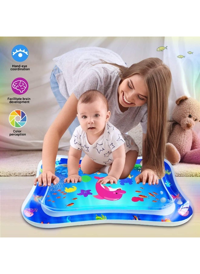 MUMS PLANET Inflatable Tummy Time Water Sports Play Mat | Montessori Tool for Stimulating Sensory and Motor Development | Suitable for newborns 3-9 months - Baby Toys - Sensory Development Toys for Babies - Image 3