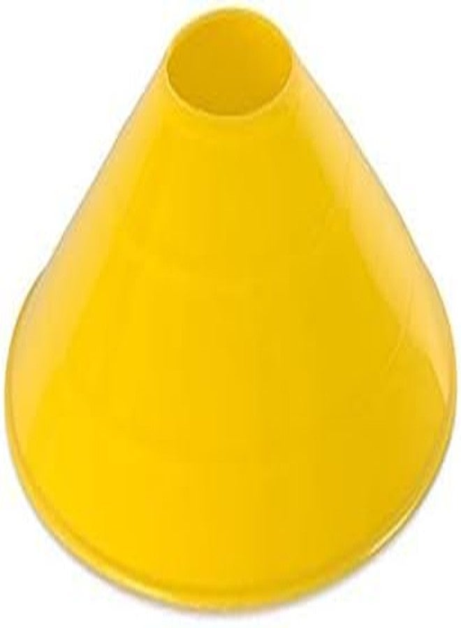 Adventose™ Disc Cones Set | Space Marker | Saucer Football Cross Training Sports | Space Marker Landmark for Outdoor Sports, Activities | Field Cone Markers (Yellow, Pack of 6) - Image 2
