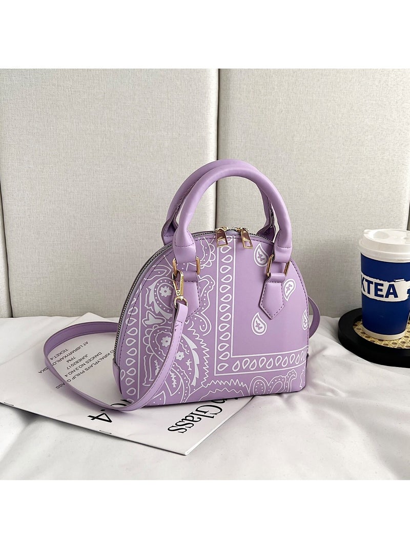 KUYING Fashionable Korean Version Of Foreign Style Cashew Flower Portable One Shoulder Diagonal Cross Hand - Image 1