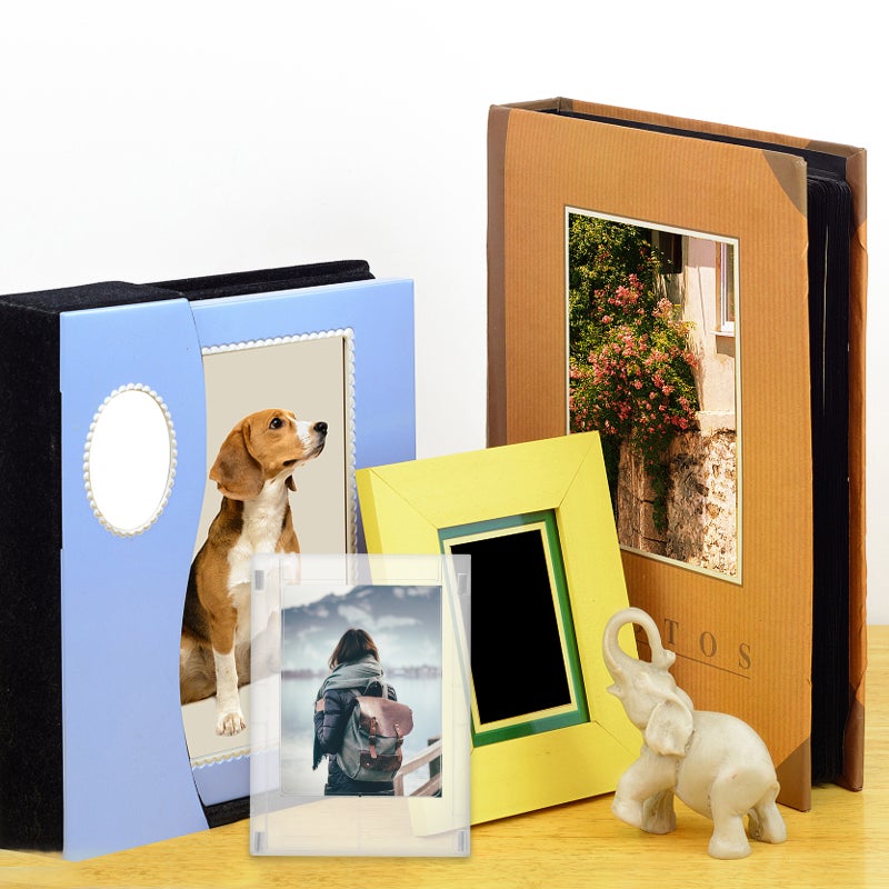 2Pcs Mini Magnetic Photo Frame Picture Frame Card Display Stand Magnetic Photo Fame Photocard Holder - Image 2