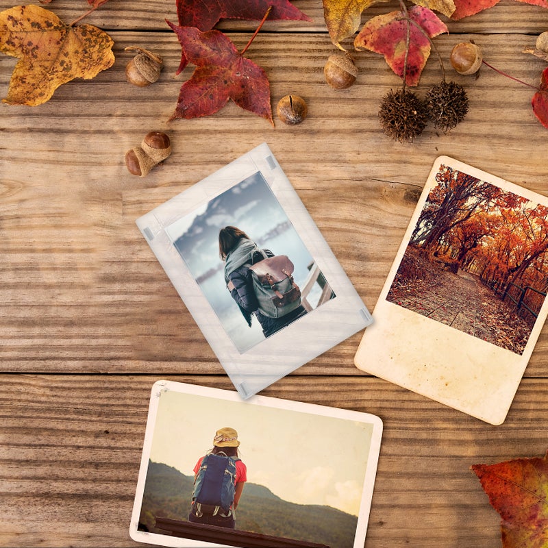 2Pcs Mini Magnetic Photo Frame Picture Frame Card Display Stand Magnetic Photo Fame Photocard Holder - Image 1