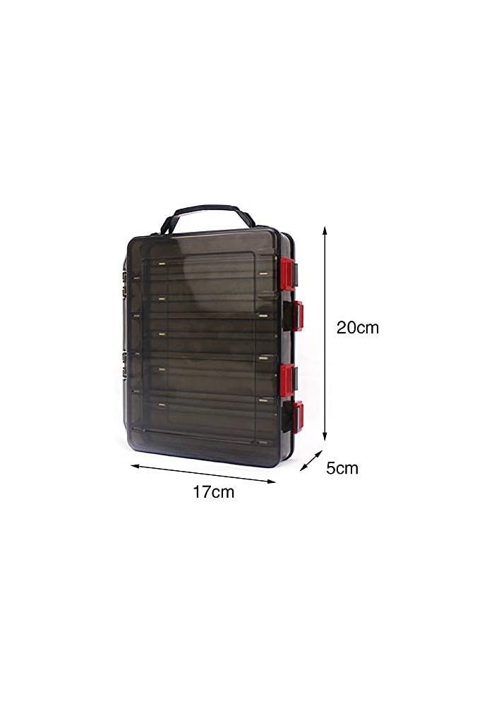 OriGlam Double-Sided Fishing Lure Storage Box with 10 Compartments - Waterproof Tackle Storage - Image 5