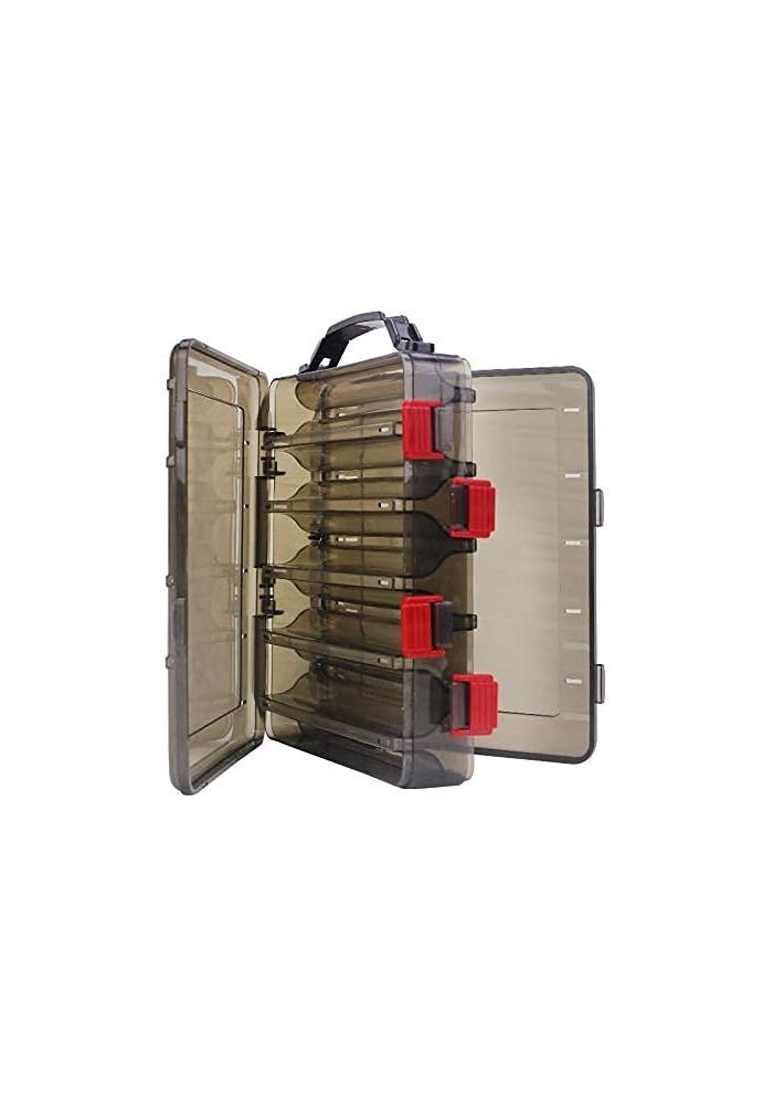 OriGlam Double-Sided Fishing Lure Storage Box with 10 Compartments - Waterproof Tackle Storage - Image 3