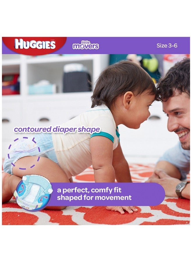 Huggies Little Movers Diapers - Size 3-28 ct - Image 2