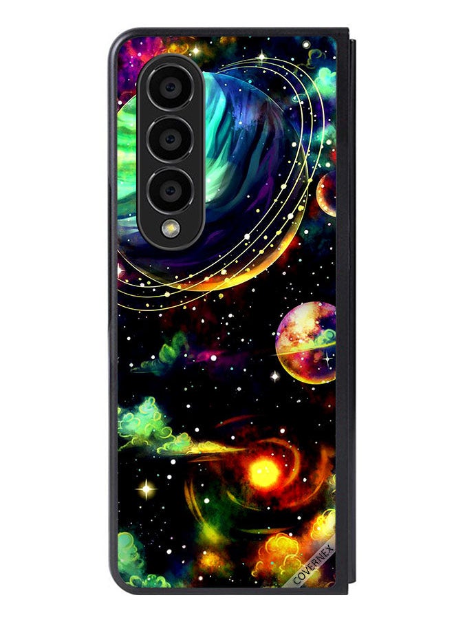 Covernex Protective Case Cover For Samsung Galaxy Z Fold 4 Plants Saturn  - Image 1