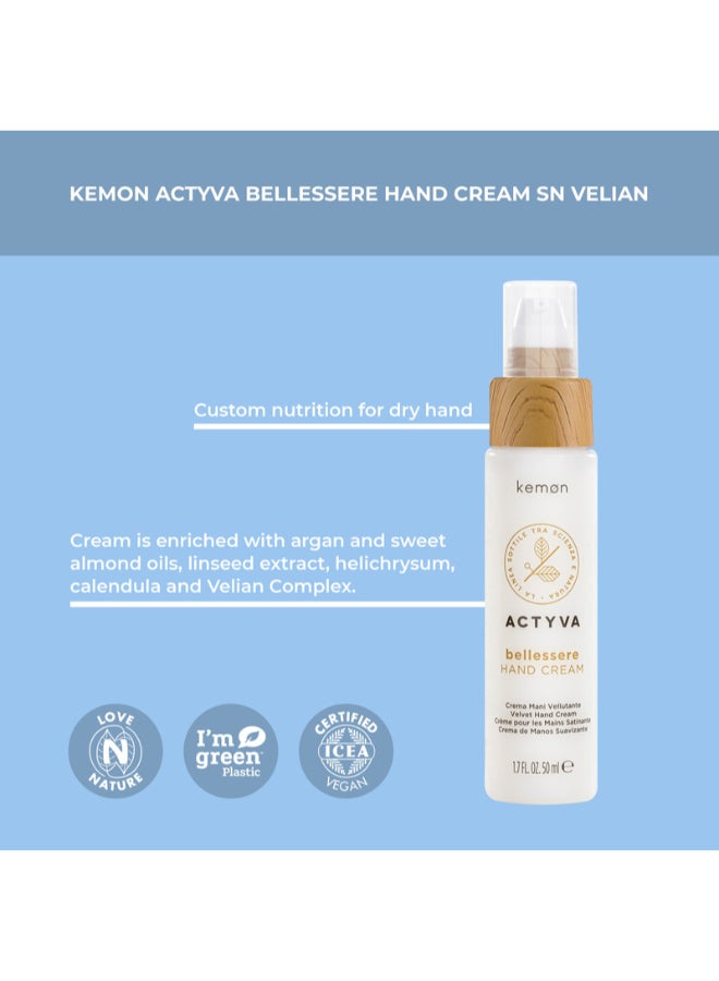 Kemon Actyva Bellessere Hand Cream SN Velian 50ml - Image 5