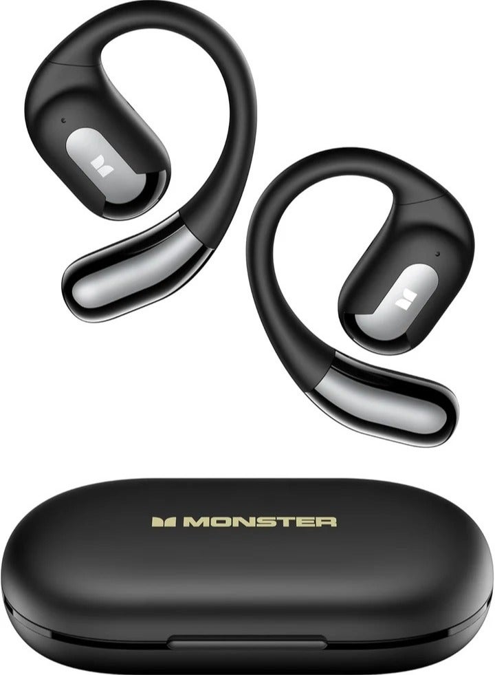 Monster Open Ear AC317 Air Conduction Bluetooth Headphones Wireless Sports Earbuds with HD Sound, Built-in Microphone & Long Battery Life - Image 1