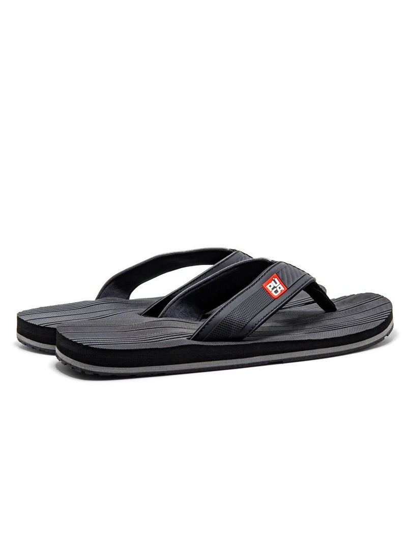 بوكا شبشب فلات للرجال من بوكا - أسود لامار - Image 4