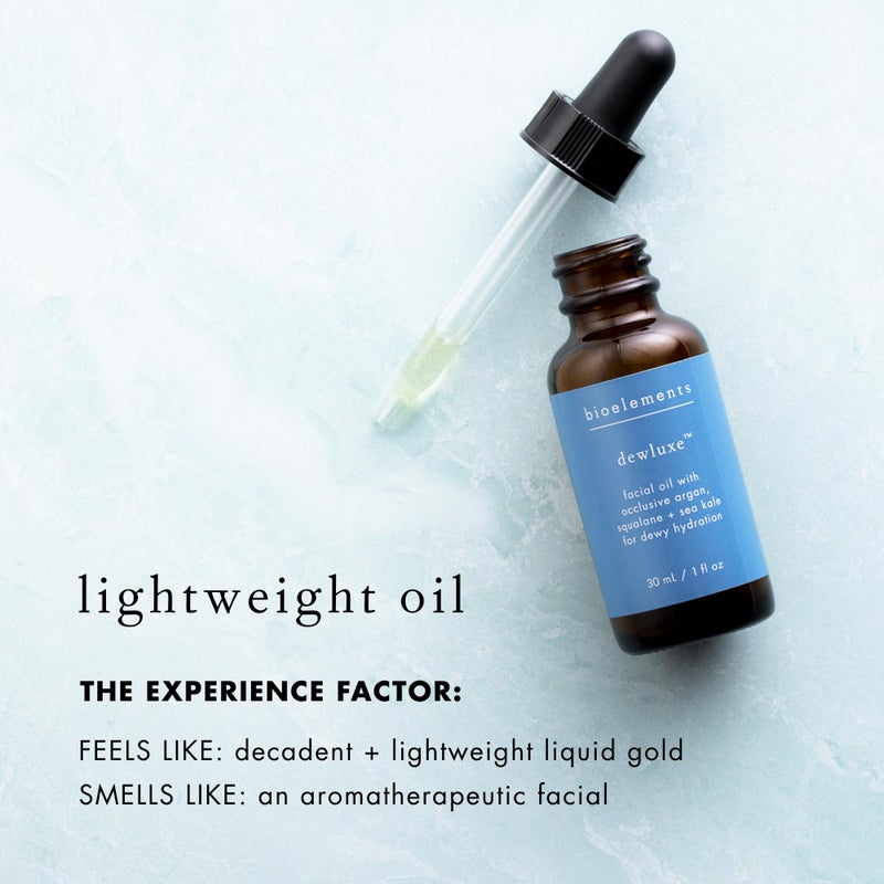 Bioelements Dewluxe - 1 fl oz - Lightweight Face Oil - Hydrates Skin & Diminishes Fine Lines - For Combination & Dry Skin - Vegan, Gluten Free - Never Tested on Animals - Image 4