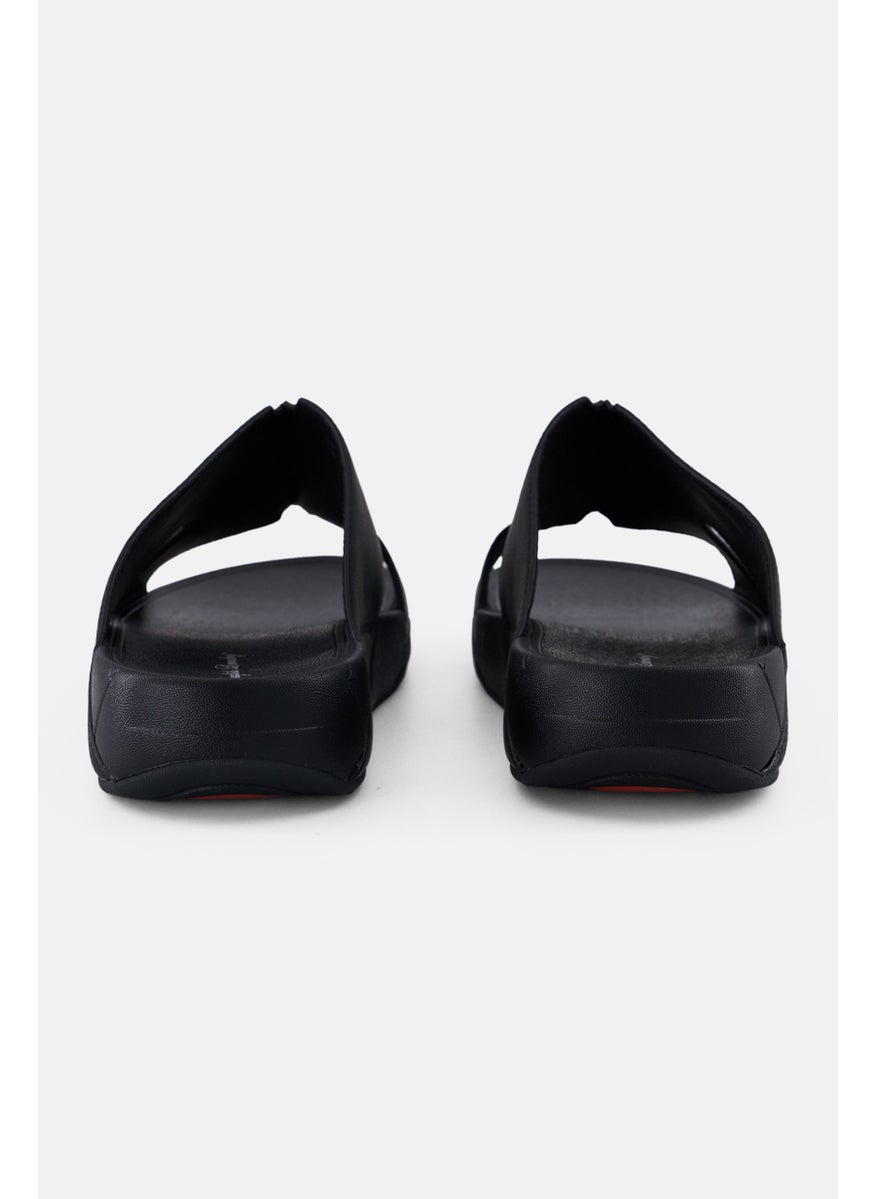 English Laundry Men Slip On Arabic Sandals, Black  - Image 3