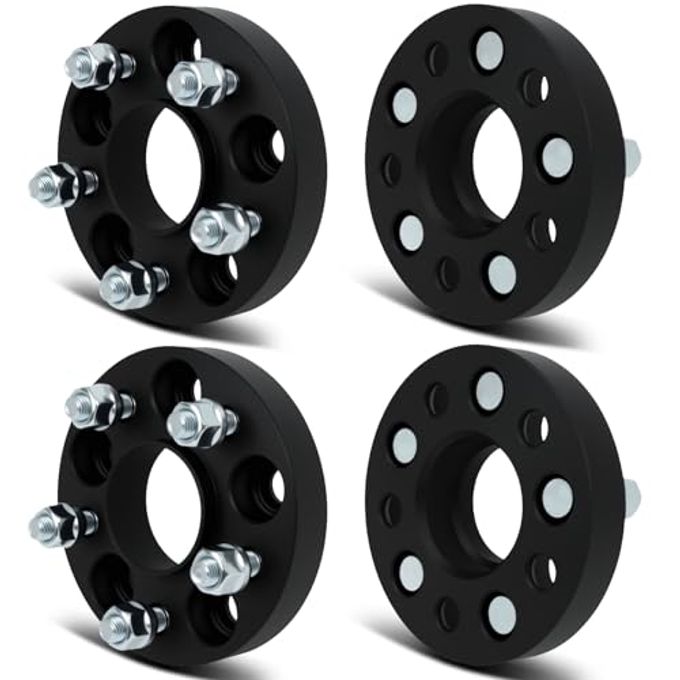 SCITOO 4Pcs 5X108 Wheel Spacers 1 Inch Bore 63.4Mm Studs 12X1.5 5 Lug Wheel Spacers Fit For Lincoln Corsair 2020-2022,For Jaguar Xf 2009-2022 - Image 4