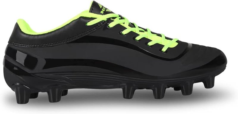 Nivia Airstrike Football Stud for Mens (Black/Green, Size UK-07 ) - Image 5