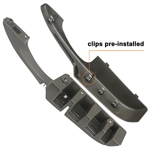APPERFiT Interior Door Pull Handle (Pair) Compatible with 2003-2018 Chevy Express GMC Savana Van 1500 2500 3500 Left Driver Side & Right Passenger Side - Image 3