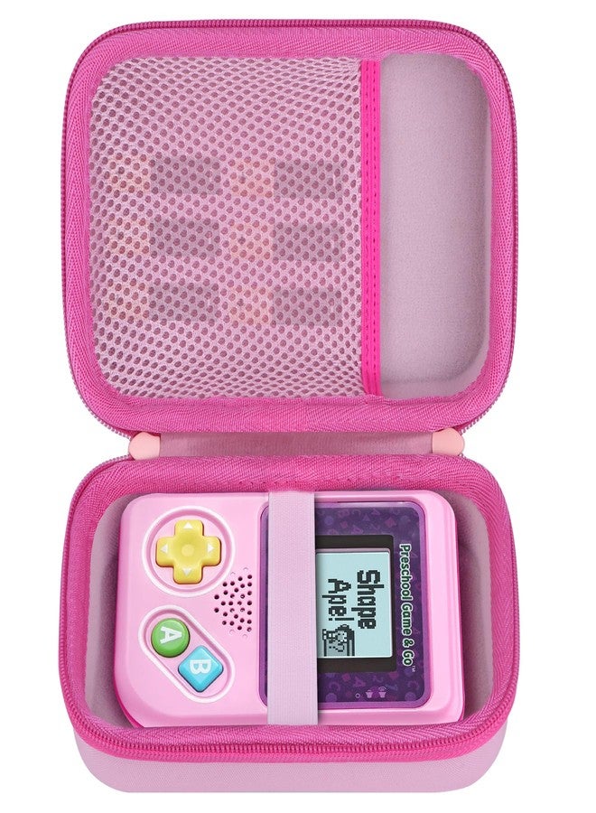Lebakort Lebakrot Storage Case Compatible with Leapfrog Preschool Game and Go Handheld Video Game Toy (Pink+ Red Case Only) - Image 1