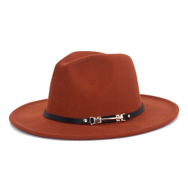 Women'S Sale Woolen Hat Men'S Jazz Hat British Harajuku Style Retro Top Hat Women'S Fashion Hat - Image 2