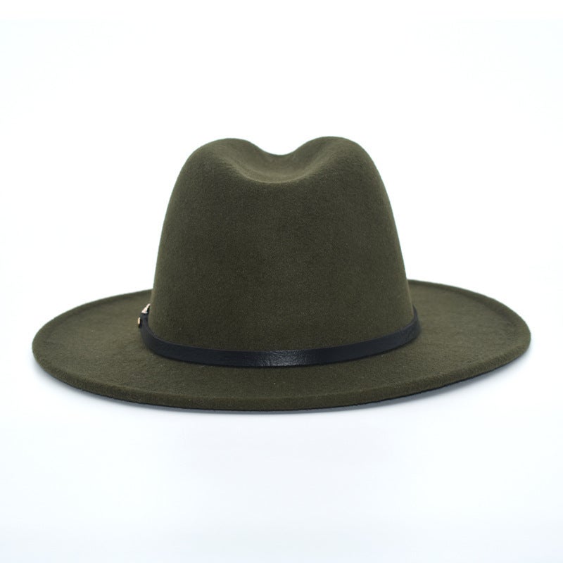 Women'S Sale Woolen Hat Men'S Jazz Hat British Harajuku Style Retro Top Hat Women'S Fashion Hat - Image 5