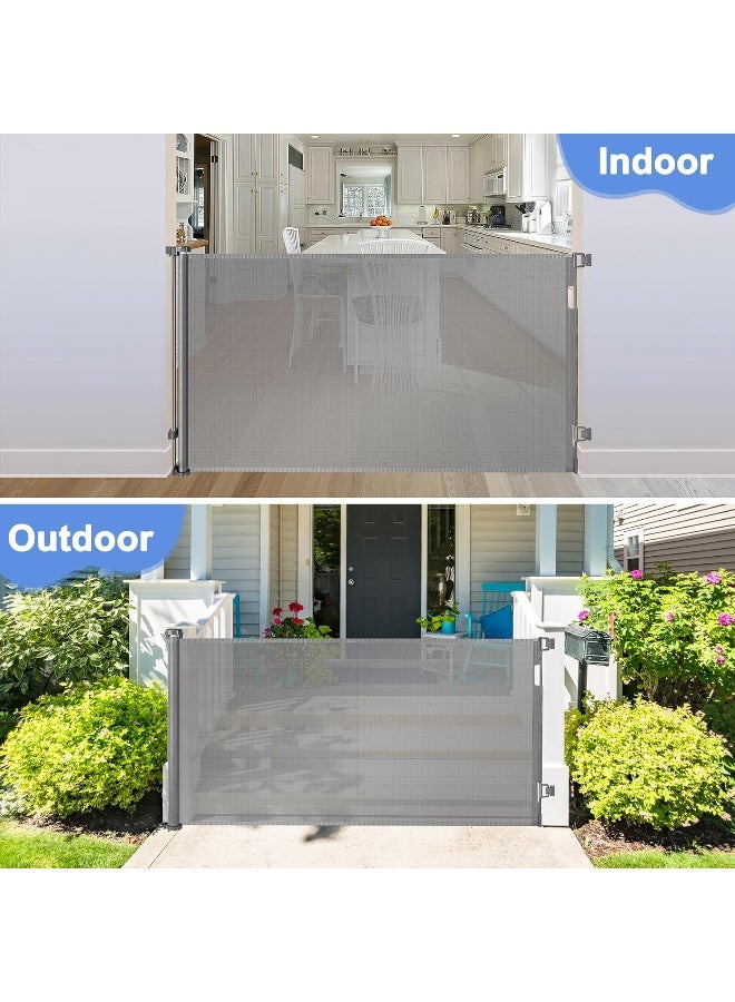 BETERTEK 42" Tall X 75" Wide Retractable Dog Gate - Image 5