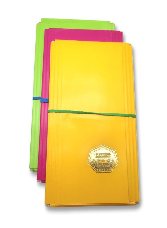 CRAFTWAFT مجلد ملفات ومستندات من الورق المقوى اللامع متعدد الألوان من CRAFTWAFT Color Joy، بأربعة طيات لتخزين الورق (6) - Image 2